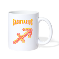 Thumbnail for Power Words Sagittarius Coffee/Tea Mug - white