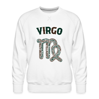 Thumbnail for Men's Power Words Virgo Premium Sweatshirt - white