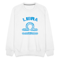 Thumbnail for Men's Power Words Libra Premium Sweatshirt - white