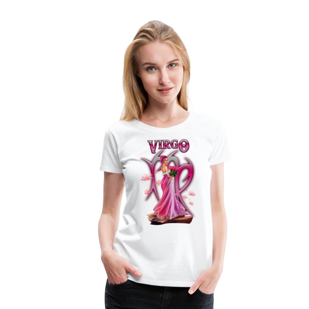 Women’s Astral Virgo Premium T-Shirt - white