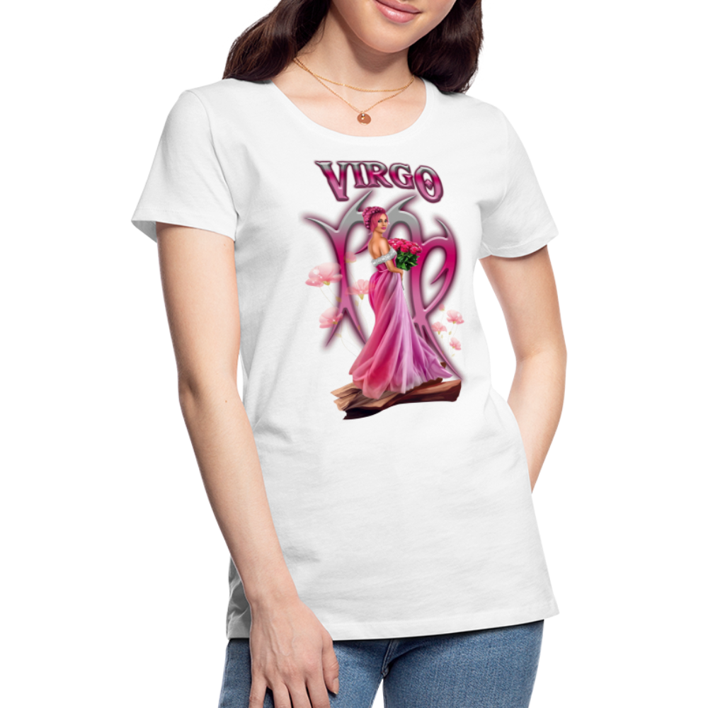 Women’s Astral Virgo Premium T-Shirt - white