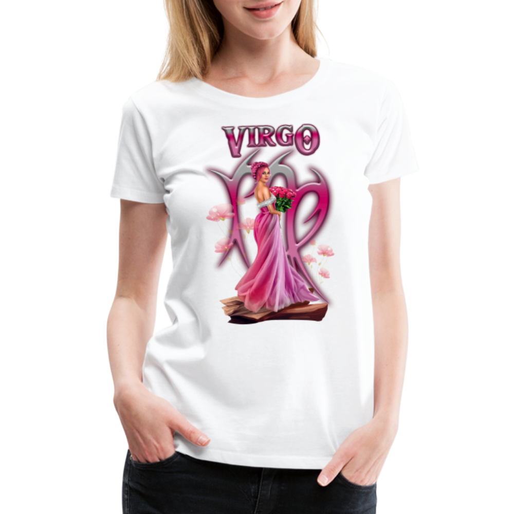 Women’s Astral Virgo Premium T-Shirt - white