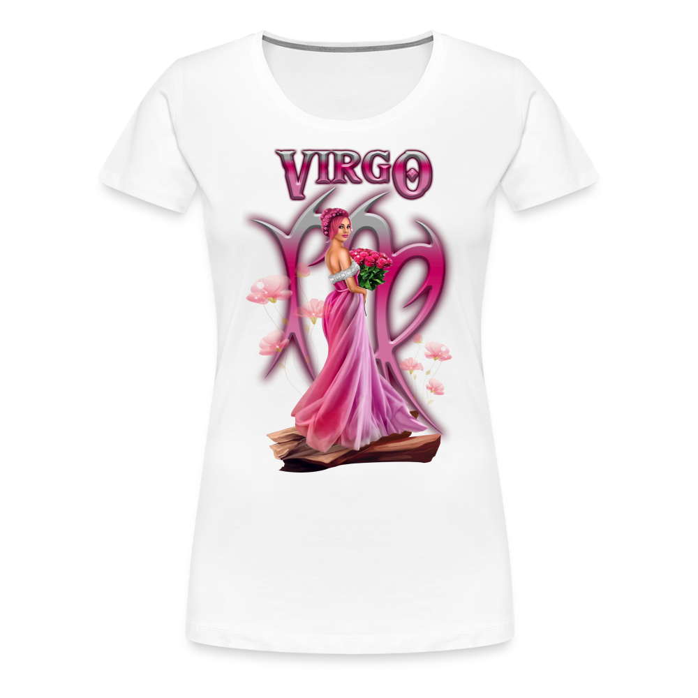 Women’s Astral Virgo Premium T-Shirt - white