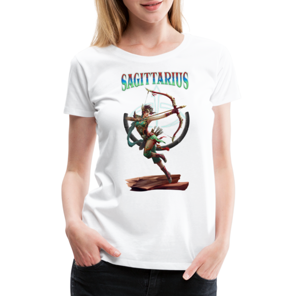 Women’s Astral Sagittarius Premium T-Shirt - white