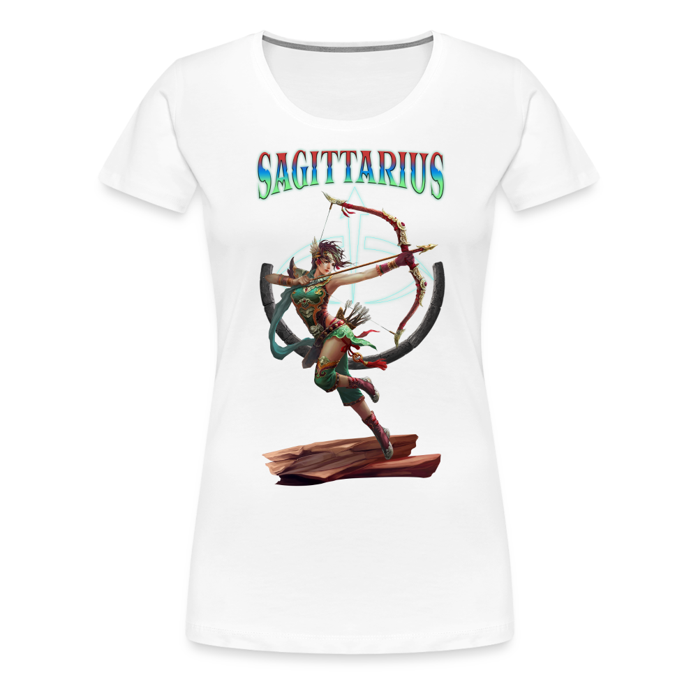 Women’s Astral Sagittarius Premium T-Shirt - white