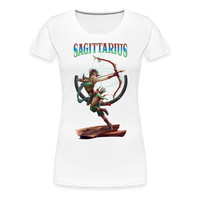 Thumbnail for Women’s Astral Sagittarius Premium T-Shirt - white