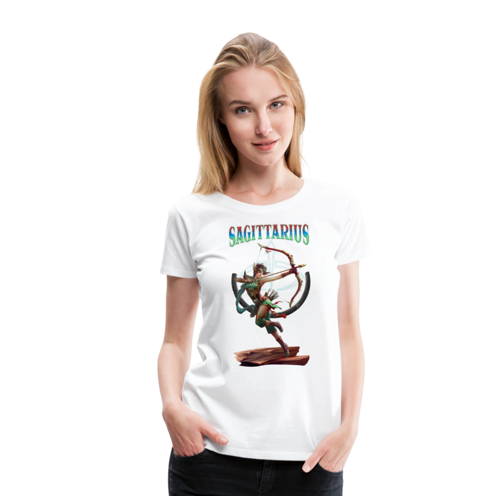 Women’s Astral Sagittarius Premium T-Shirt - white