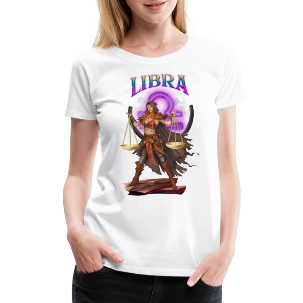 Women’s Astral Libra Premium T-Shirt - white