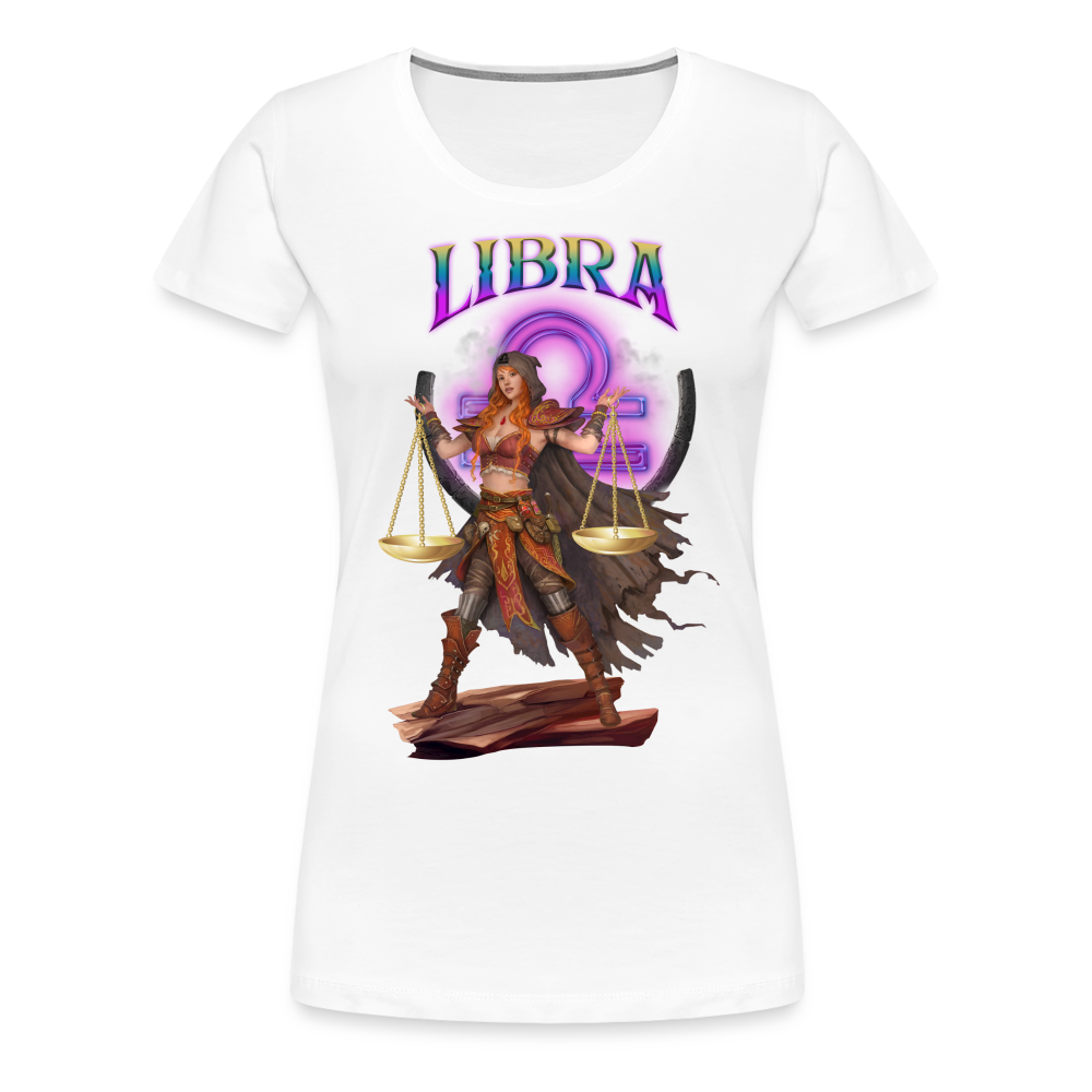 Women’s Astral Libra Premium T-Shirt - white