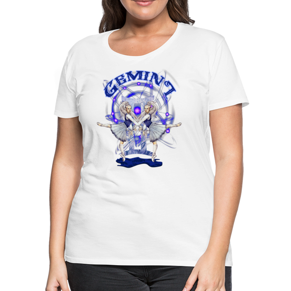 Women’s Astral Gemini Premium T-Shirt - white