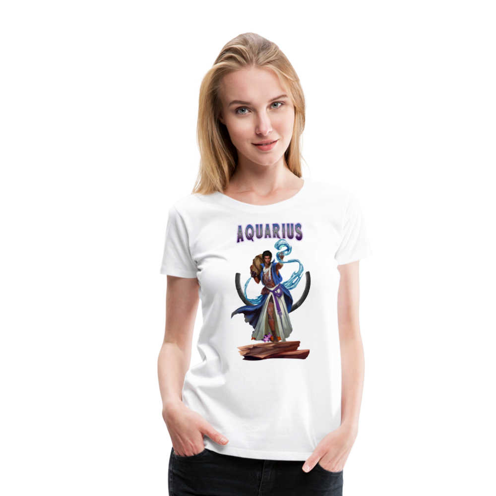 Women’s Astral Aquarius Premium T-Shirt - white