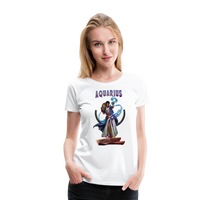 Thumbnail for Women’s Astral Aquarius Premium T-Shirt - white