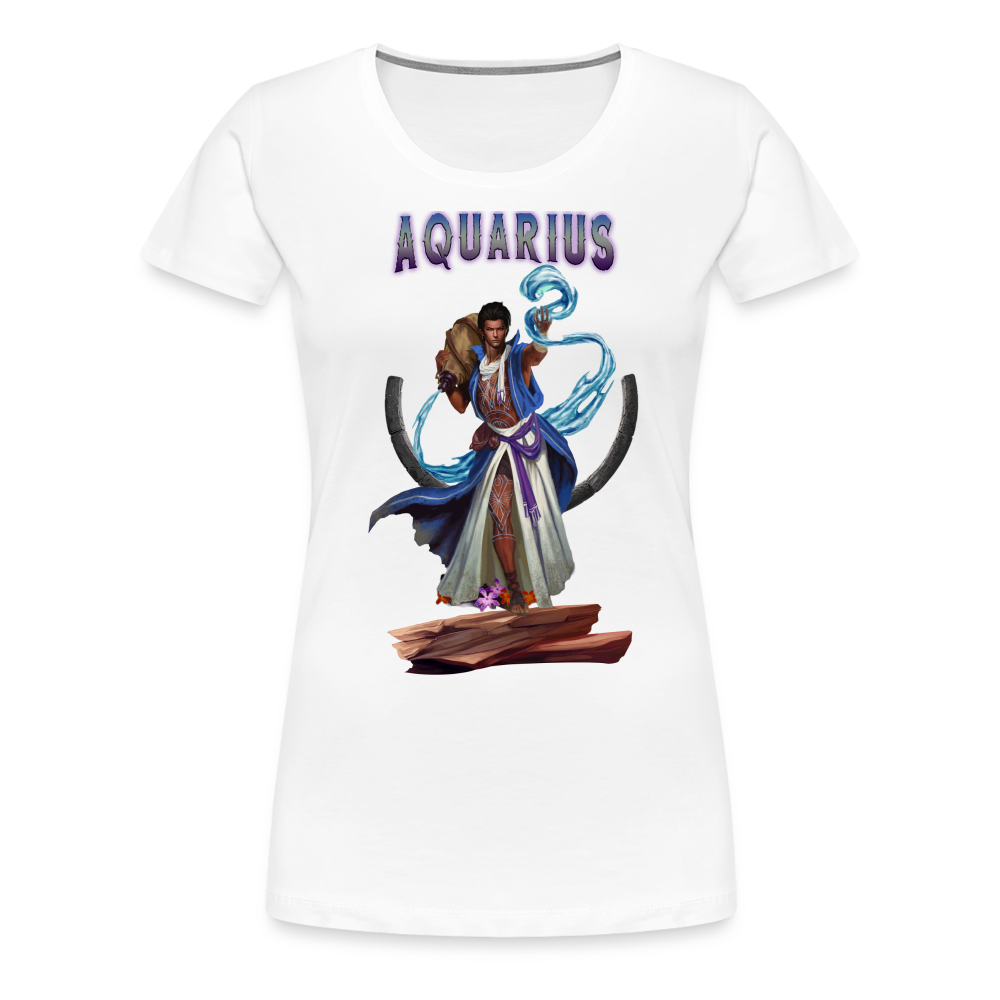 Women’s Astral Aquarius Premium T-Shirt - white