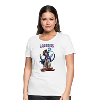 Thumbnail for Women’s Astral Aquarius Premium T-Shirt - white