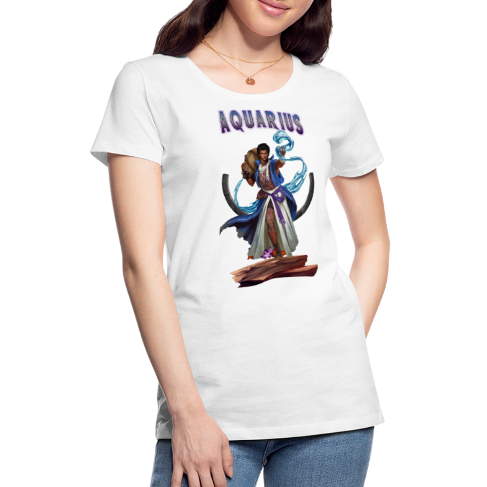 Women’s Astral Aquarius Premium T-Shirt - white