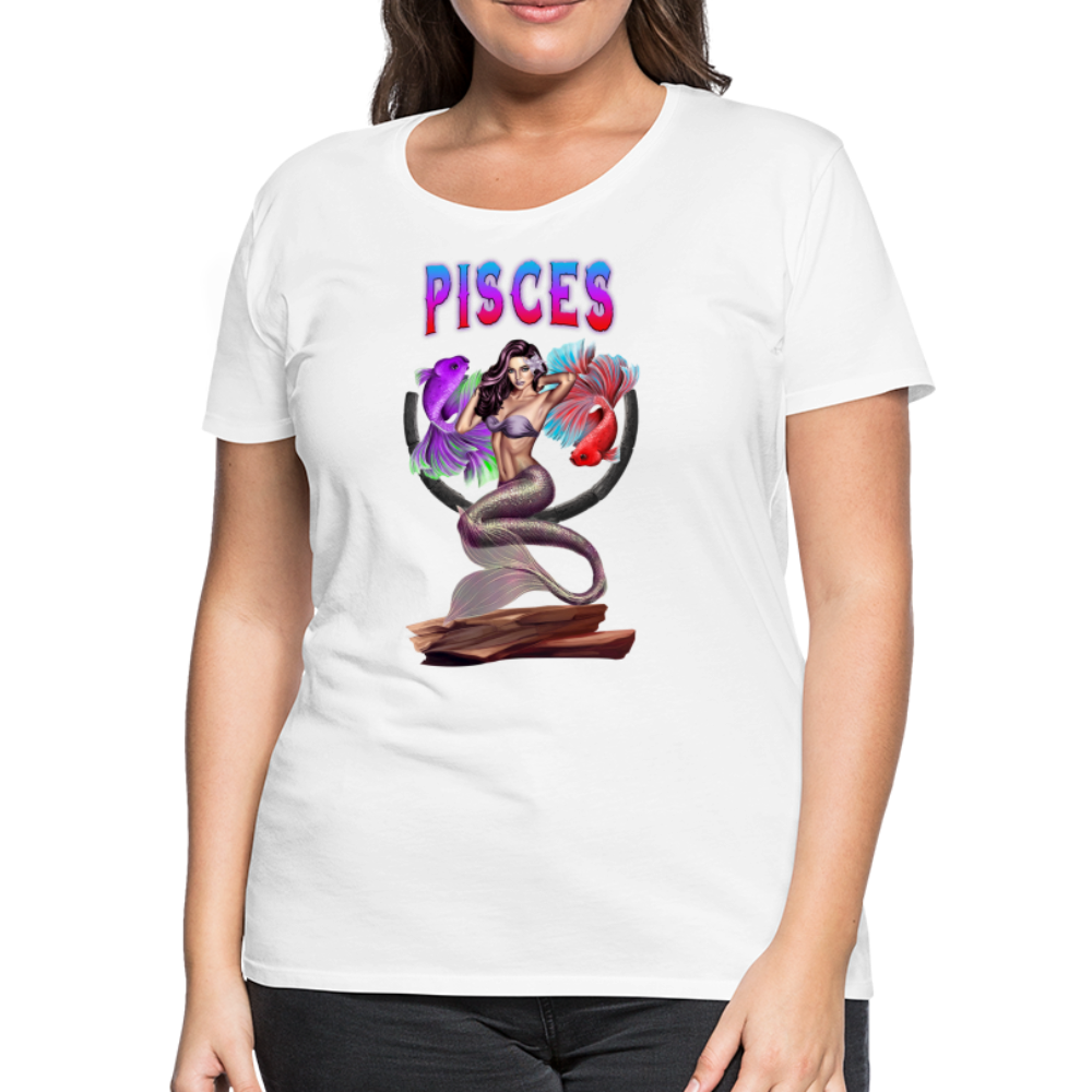 Women’s Astral Pisces Premium T-Shirt - white