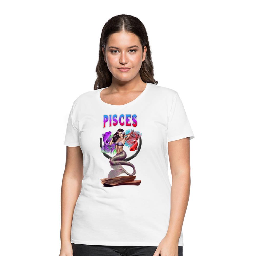 Women’s Astral Pisces Premium T-Shirt - white