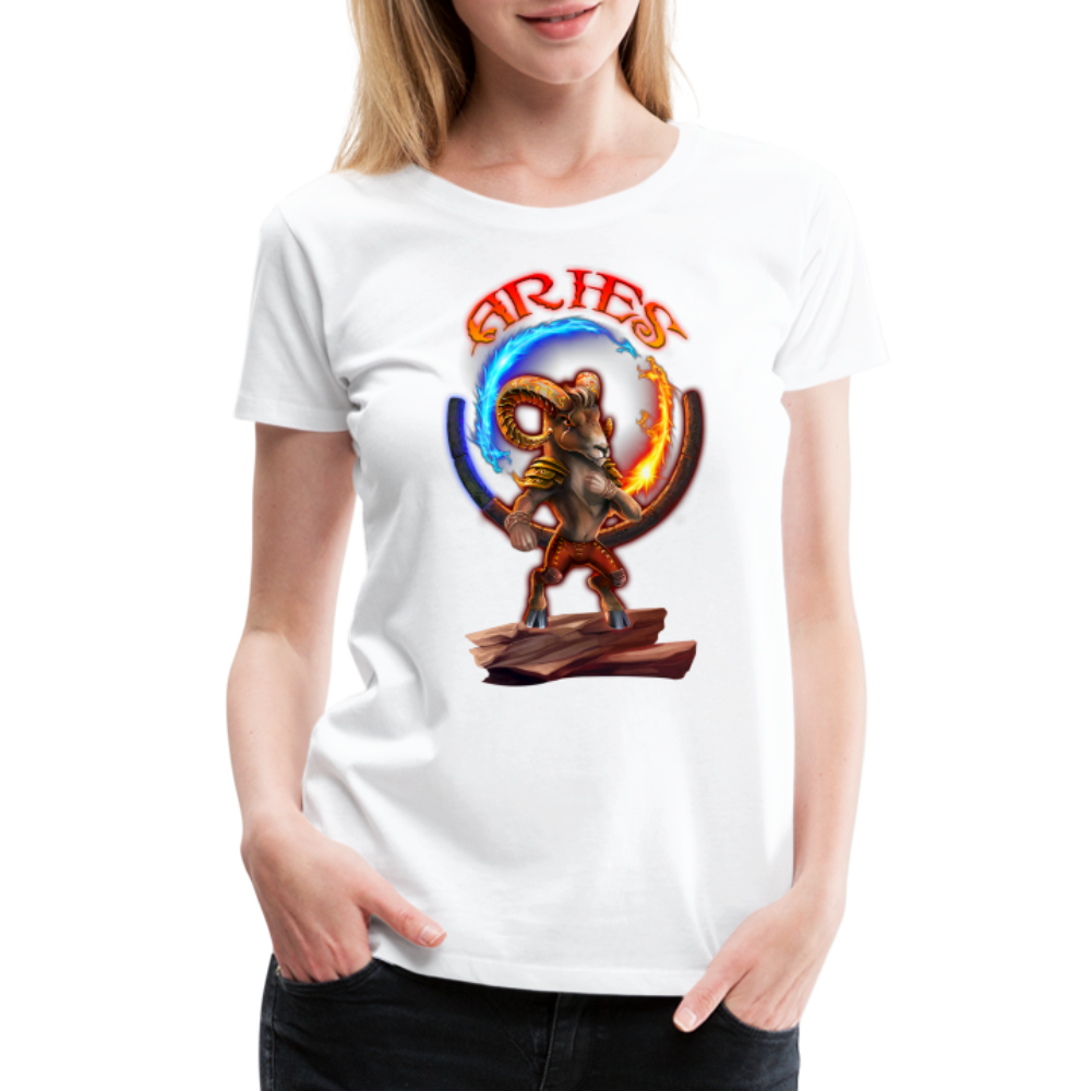 Women’s Astral Aries Premium T-Shirt - white