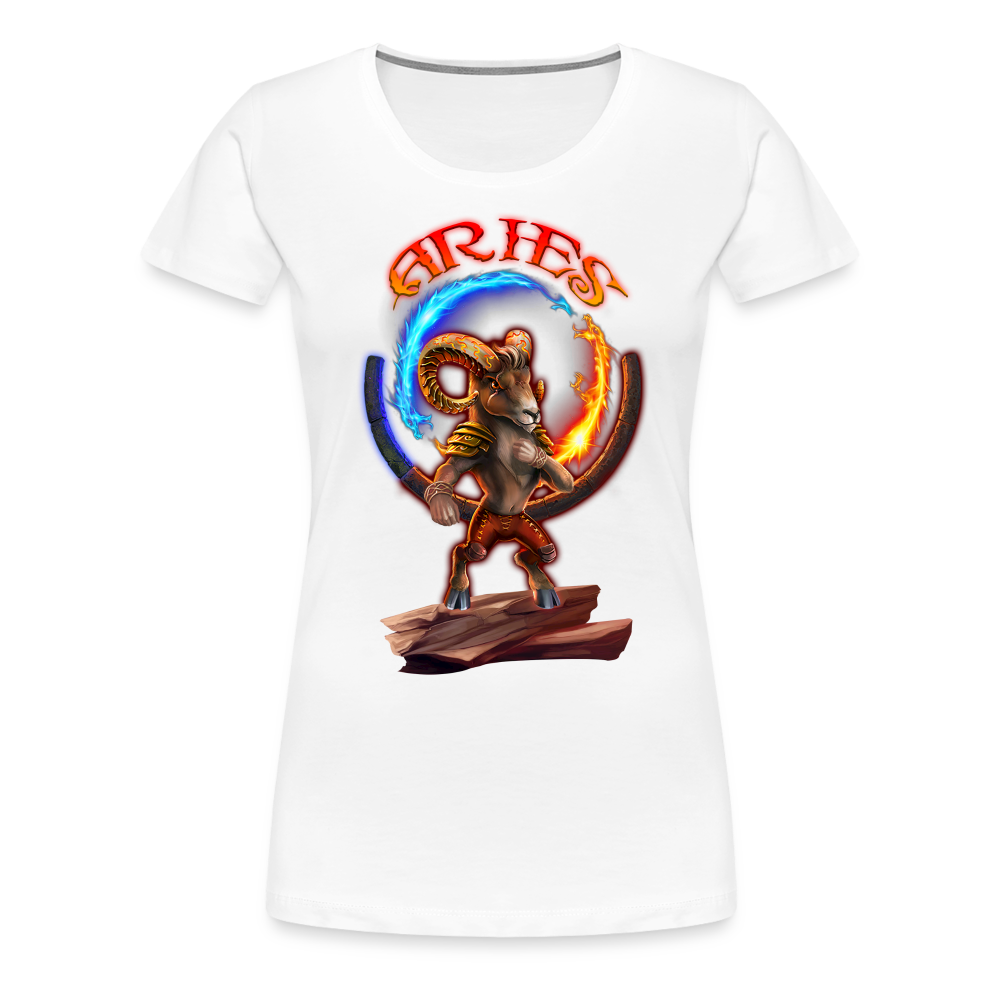 Women’s Astral Aries Premium T-Shirt - white