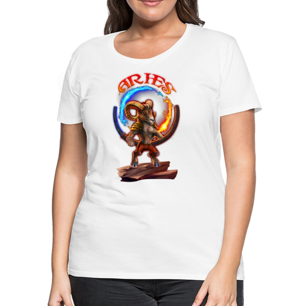 Women’s Astral Aries Premium T-Shirt - white