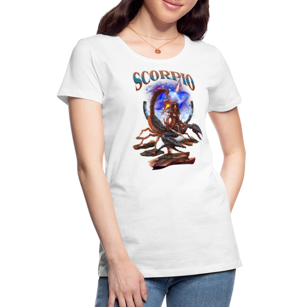 Women’s Astral Scorpio Premium T-Shirt - white