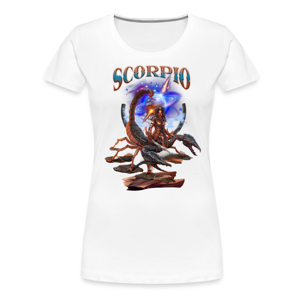 Women’s Astral Scorpio Premium T-Shirt - white