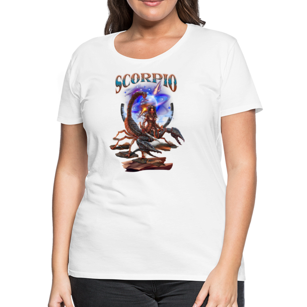 Women’s Astral Scorpio Premium T-Shirt - white