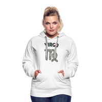 Thumbnail for Women's Power Words Virgo Premium Hoodie - white