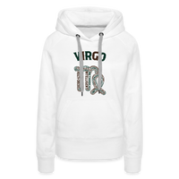 Thumbnail for Women's Power Words Virgo Premium Hoodie - white