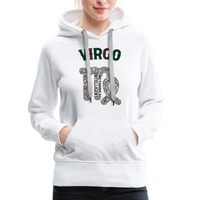 Thumbnail for Women's Power Words Virgo Premium Hoodie - white