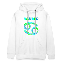 Thumbnail for Men's Power Words Cancer Premium Hoodie - white