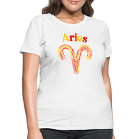 Thumbnail for Women's Power Words Aries T-Shirt - white