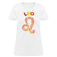 Thumbnail for Women's Power Words Leo T-Shirt - white
