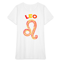 Thumbnail for Women's Power Words Leo T-Shirt - white