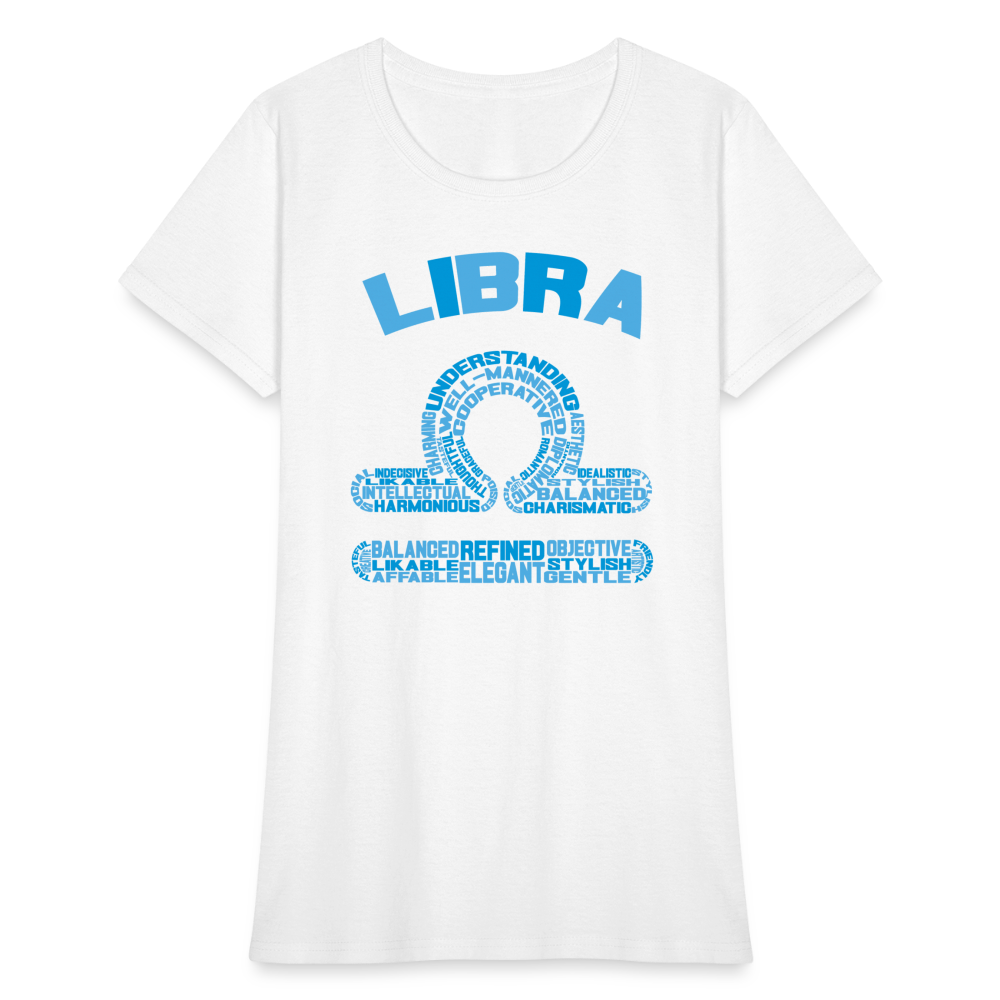 Women's Power Words Libra T-Shirt - white