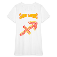 Thumbnail for Women's Power Words Sagittarius T-Shirt - white