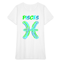 Thumbnail for Women's Power Words Pisces T-Shirt - white