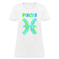 Thumbnail for Women's Power Words Pisces T-Shirt - white