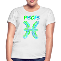 Thumbnail for Women's Power Words Pisces Relaxed Fit T-Shirt - white