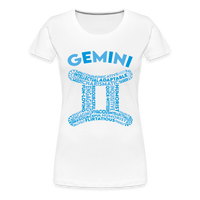 Thumbnail for Women's Power Words Gemini Premium T-Shirt - white