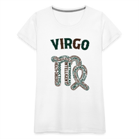 Thumbnail for Women's Power Words Virgo Premium T-Shirt - white