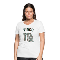 Thumbnail for Women's Power Words Virgo Premium T-Shirt - white