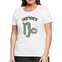 Thumbnail for Women's Power Words Capricorn Premium T-Shirt - white