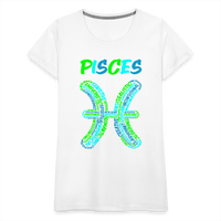Thumbnail for Women's Power Words Pisces Premium T-Shirt - white