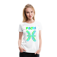 Thumbnail for Women's Power Words Pisces Premium T-Shirt - white
