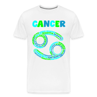 Thumbnail for Men's Power Words Cancer Premium T-Shirt - white