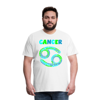 Thumbnail for Men's Power Words Cancer Premium T-Shirt - white