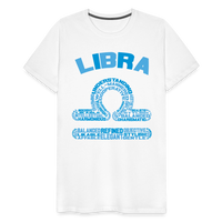 Thumbnail for Men's Power Words Libra Premium T-Shirt - white