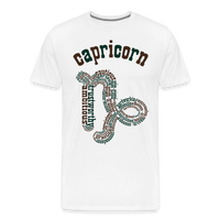 Thumbnail for Men's Power Words Capricorn Premium T-Shirt - white