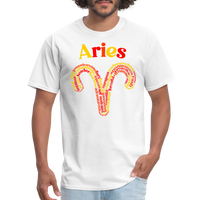 Thumbnail for Men's Power Words Aries Classic T-Shirt - white